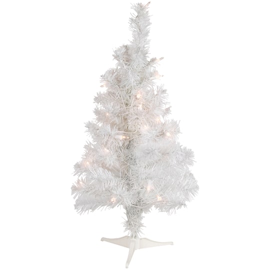 Northlight 2ft. Pre-Lit Slim Tinsel Artificial Christmas Tree